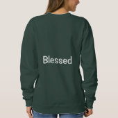 Dames gezegend basic sweatshirt (Achterkant)