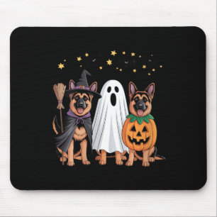 Dames Ghost Witch Pompoen Duitse Herdershond Muismat