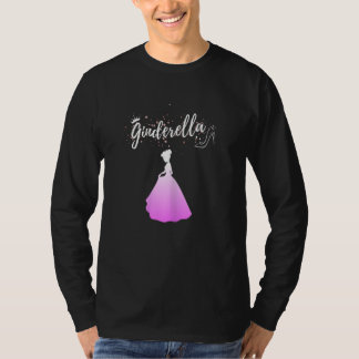 Dames Ginderella Gin Meisjesavond Uitdrukking Jg T-shirt