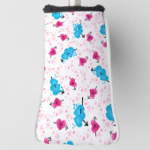 Dames Golf Club Putter Hoesje Hearts Golfheadcover (Draai 90)