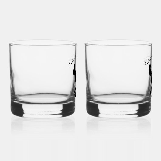Dames Golf Hole in één persoon Whisky Glas (Rechts)