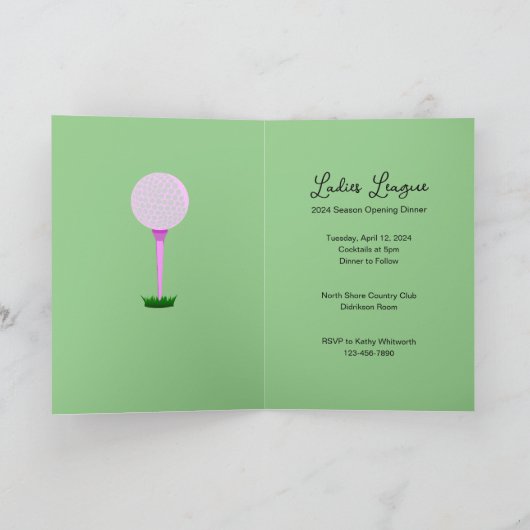 Dames Golf League (Binnen)