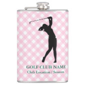 Dames Golf League fles Heupfles (Voorkant)