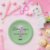 Dames Golf League Golf Party Papieren Bordje (Feest)