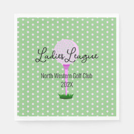 Dames Golf League Golf Party Servet