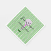 Dames Golf League Golf Party Servet (Hoek)