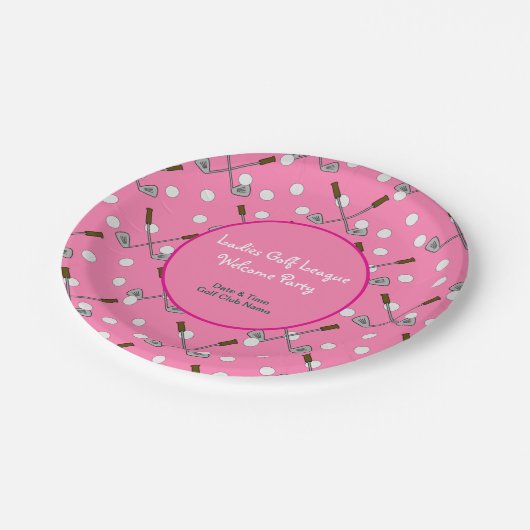 Dames Golf League Party Paper Bord (Gekanteld)