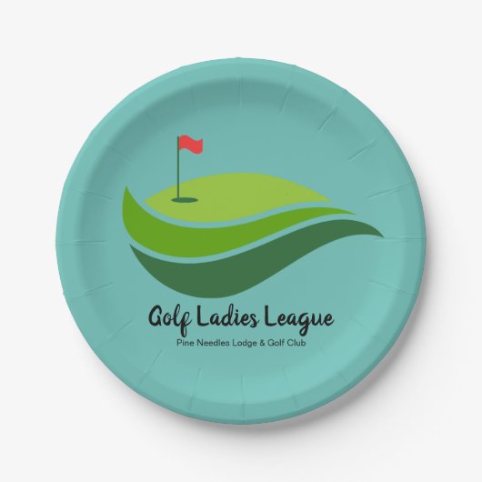 Dames Golf League Party Paper Bord (Voorkant)