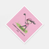 Dames Golf League Servet (Hoek)