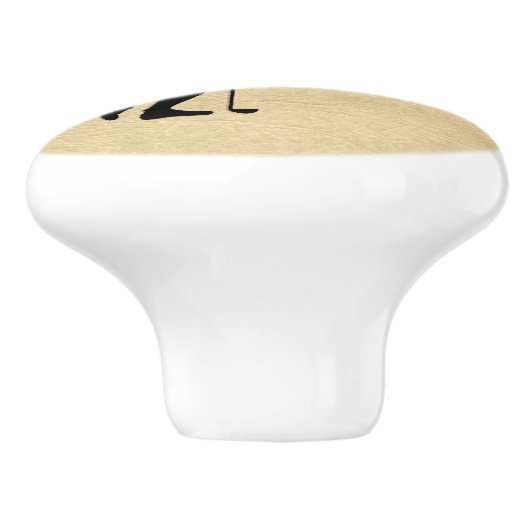 Dames Golf Leather Kijk eens Keramische Knop (Zijkant)