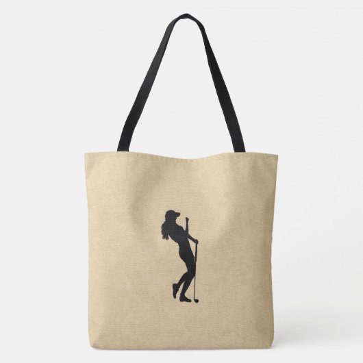 Dames Golf Leather Kijk eens Tote Bag (Achterkant)