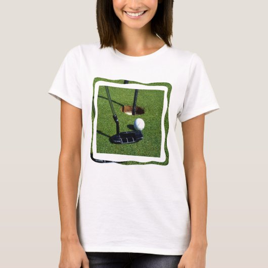 Dames Golf maken dat paardenshirt.. T-shirt (Voorkant)