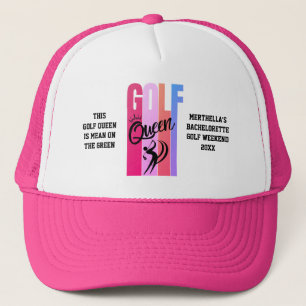 Dames GOLF QUEEN op maat Trucker Pet