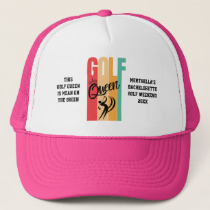 Dames GOLF QUEEN op maat Trucker Pet