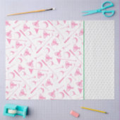 Dames Golf roze witte preppy Golfing Tissuepapier (Craft)