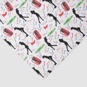 Dames Golf Tissue Papier (Detail)