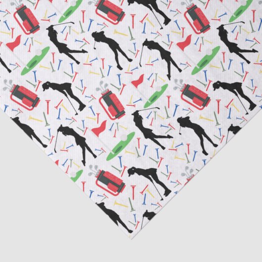 Dames Golf Tissue Papier (Detail)