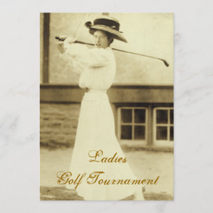 Dames Golf Toernoodoproepen Kaart