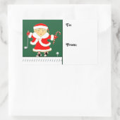 Dames Golf Vakantie Cadeautags Rechthoekige Sticker (Tas)