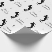 Dames Golfer Birthday Cadeaupapier (Hoek)