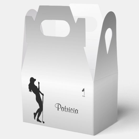 Dames Golfer Personal Bedankdoosjes (Geopend)