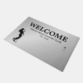 Dames Golfer Personal Deurmat (Schuin)