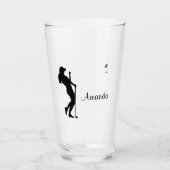 Dames Golfer Personal Glas (Voorkant)
