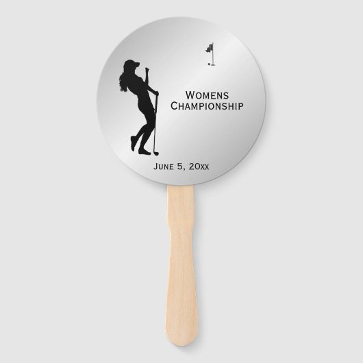 Dames Golfer Personal Handwaaier (Voorkant)