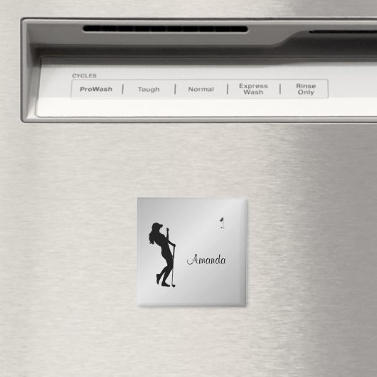 Dames Golfer Personal Magneet (Insitu (Vaatwasser))