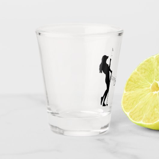 Dames Golfer Personal Shot Glas (Links)