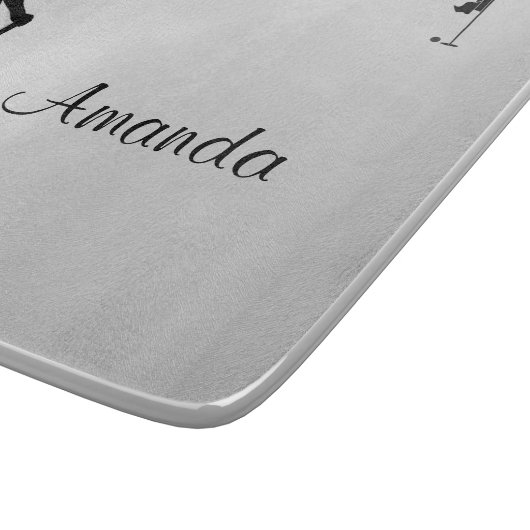 Dames Golfer Personal Snijplank (Hoek)