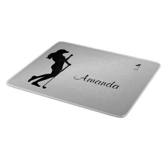 Dames Golfer Personal Snijplank (Hoek)