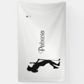 Dames Golfer Personal Spandoek (Verticaal)