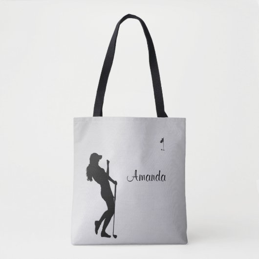 Dames Golfer Personal Tote Bag (Voorkant)