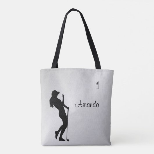 Dames Golfer Personal Tote Bag (Achterkant)