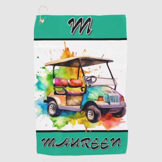 Dames Golfhanddoek Persoonlijk (Voorkant)