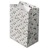 Dames Golfkarpatroon Medium Cadeauzakje (Achterkant Gekanteld)