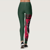 Dames Gorilla Baas Lessen Leren Leggings (Achterkant)