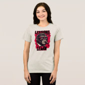 Dames Gorilla Baas Lessen Leren T-shirt (Voorkant volledig)