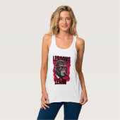 Dames Gorilla Baas Lessen Leren Tank Top (Volledige Voorkant)