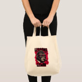 Dames Gorilla Baas Lessen Leren Tote Tas (Voorkant (product))