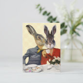 Dames Gossiping 2 Briefkaart (Staand voorkant)