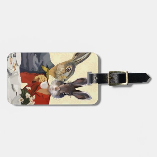 Dames Gossiping Bagagelabel (Voorkant horizontaal)