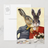 Dames Gossiping Briefkaart (Voorkant / Achterkant)