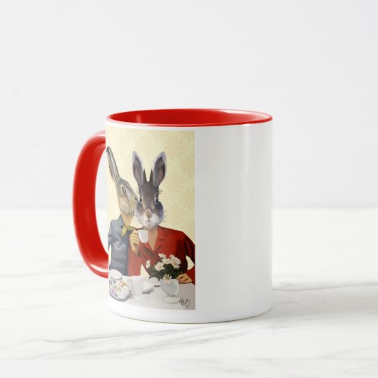 Dames Gossiping Mok (Voorkant links)