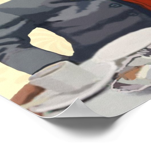 Dames Gossiping Poster (Hoek)