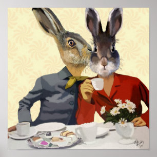 Dames Gossiping Poster