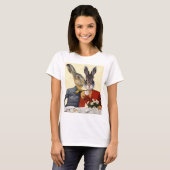Dames Gossiping T-shirt (Voorkant volledig)