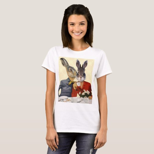 Dames Gossiping T-shirt (Voorkant volledig)