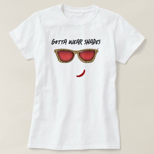 Dames "GOTTA DRAAG SHADES" Cougar T-shirt (Design voorkant)